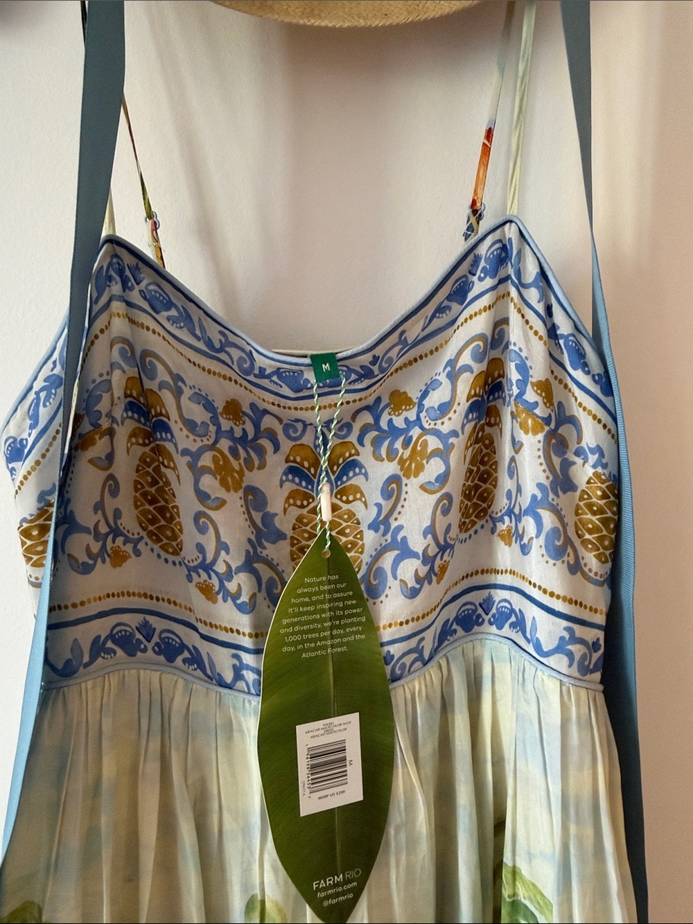 Farm Rio Aracati multicolor Tropical Print Maxi Dress - Picture 4 of 7